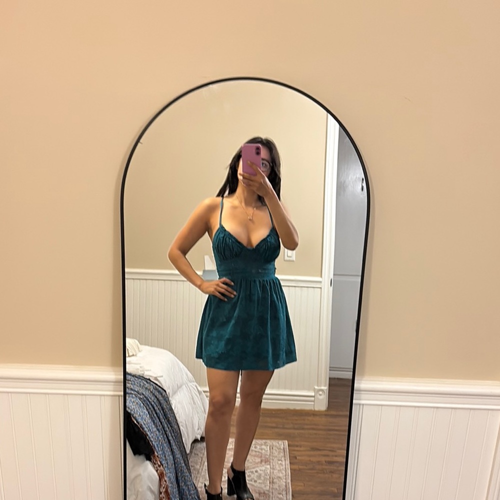 Elegant Teal Dress
